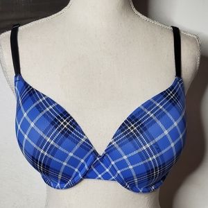 Victoria's Secret  Wear Everywhere T-shirt Lightly Lined Plaid Bra